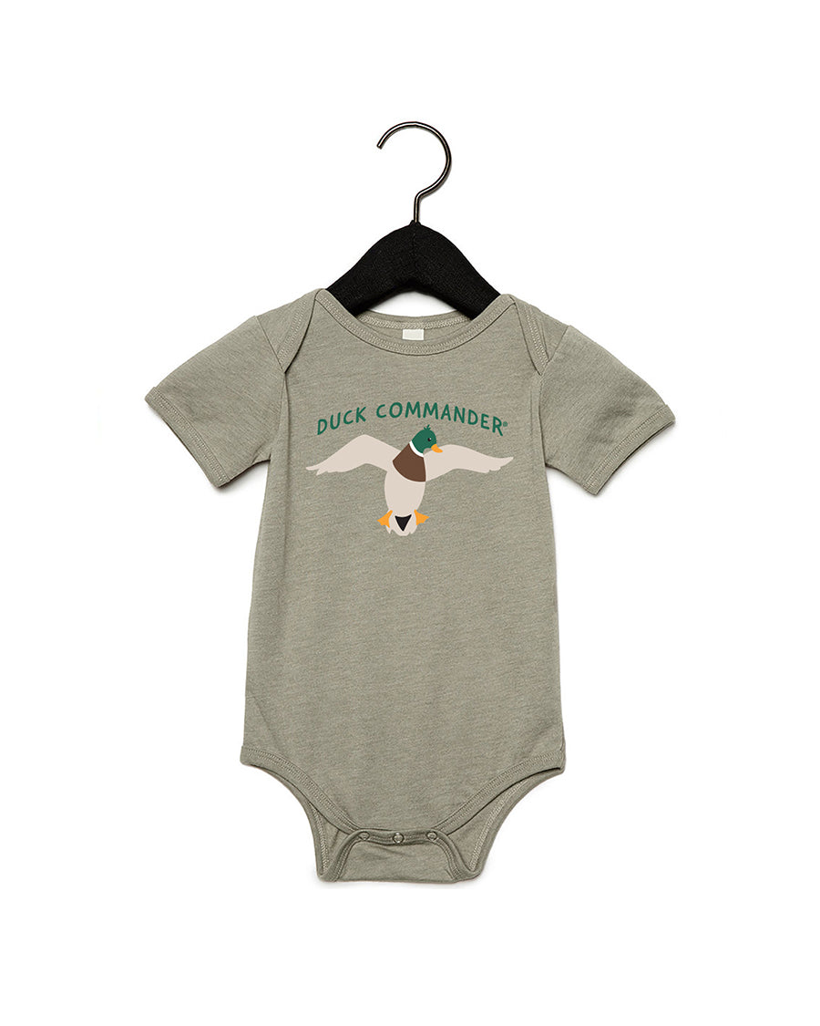 Duck Commander Heather Stone Unisex Infant Onesie 3 Duck Commander Heather Stone Unisex Infant Onesie