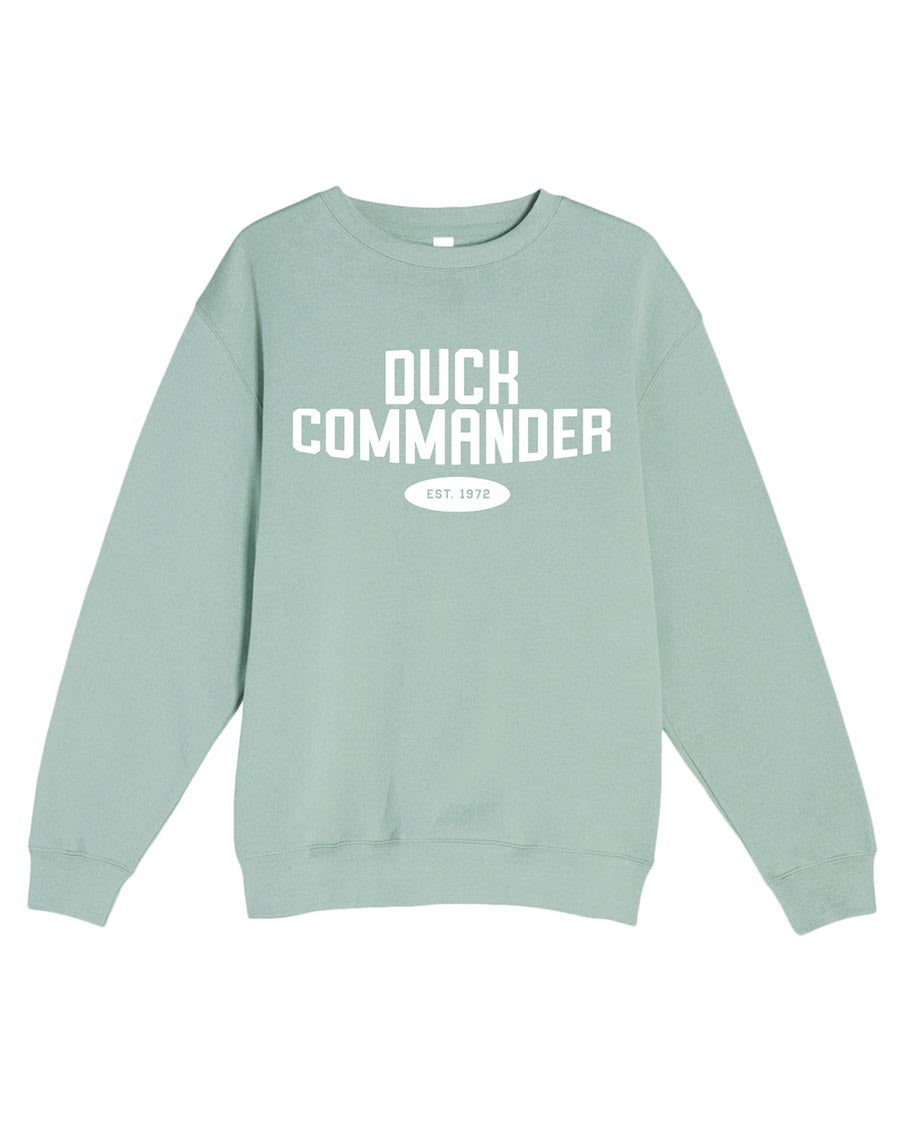 Duck Commander College Style Mint Crewneck Sweatshirt