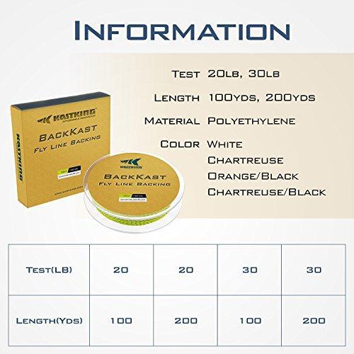 KastKing BackKast Fly Fishing Line Backing Line 13 KastKing BackKast Fly Fishing Line Backing Line
