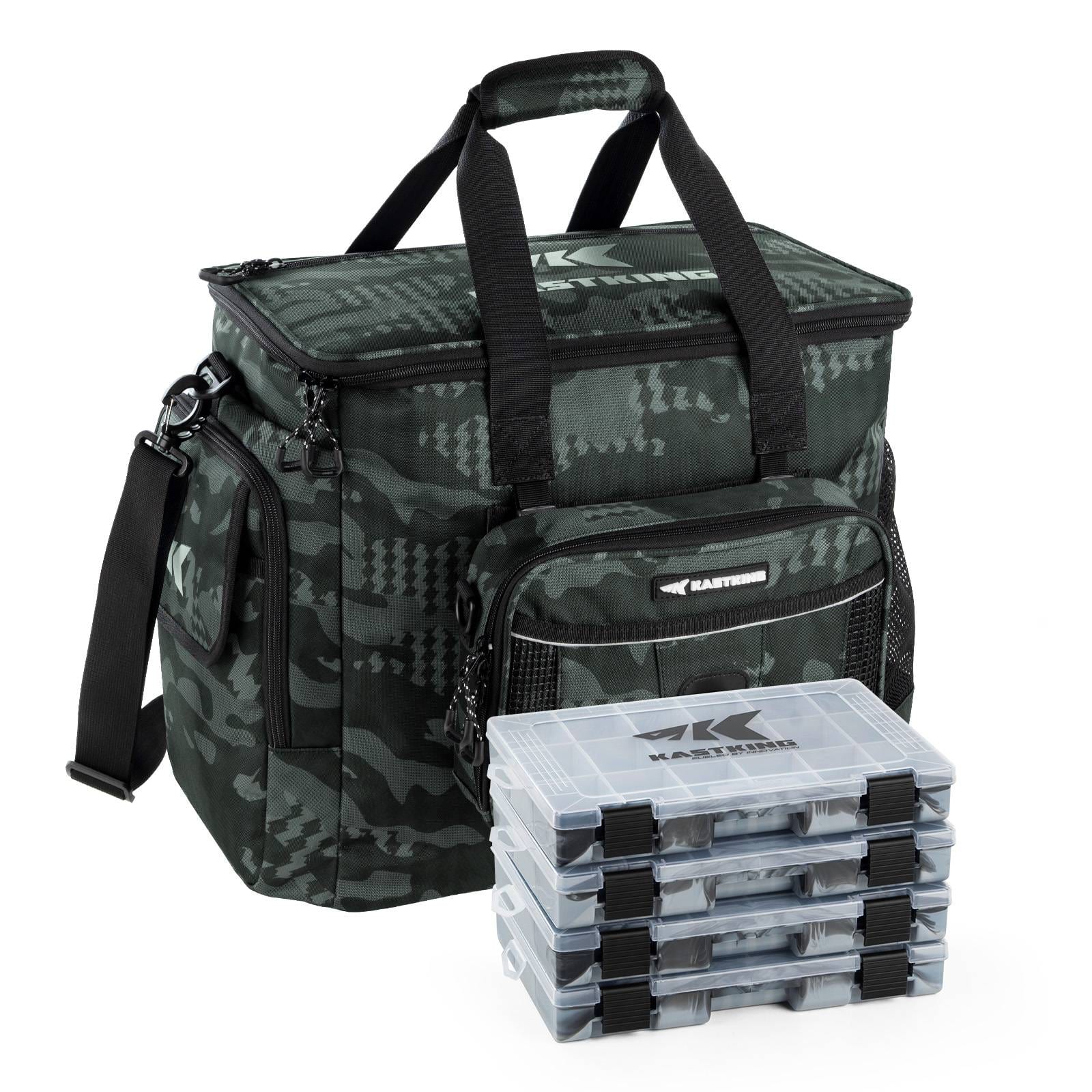 KastKing BaitSpace Fishing Tackle Bag with 4 Tackle Boxes 5 KastKing BaitSpace Fishing Tackle Bag with 4 Tackle Boxes