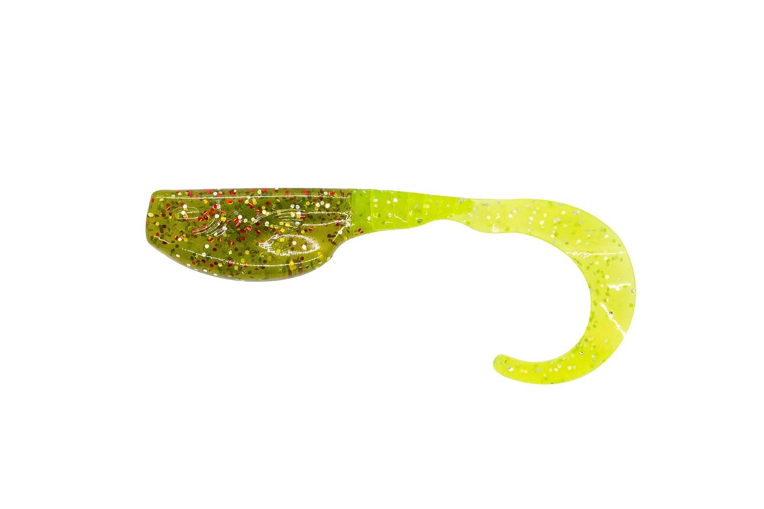 Fin Commander Slab Curly Sardis Gold/Chartreuse, 12 pc.