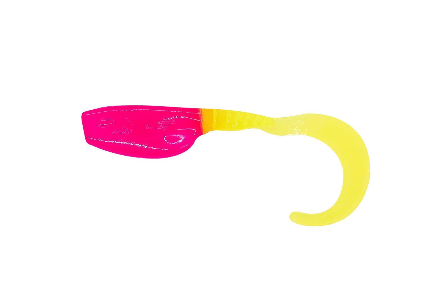 Fin Commander Slab Curly Pink/Chartreuse, 12 pc.