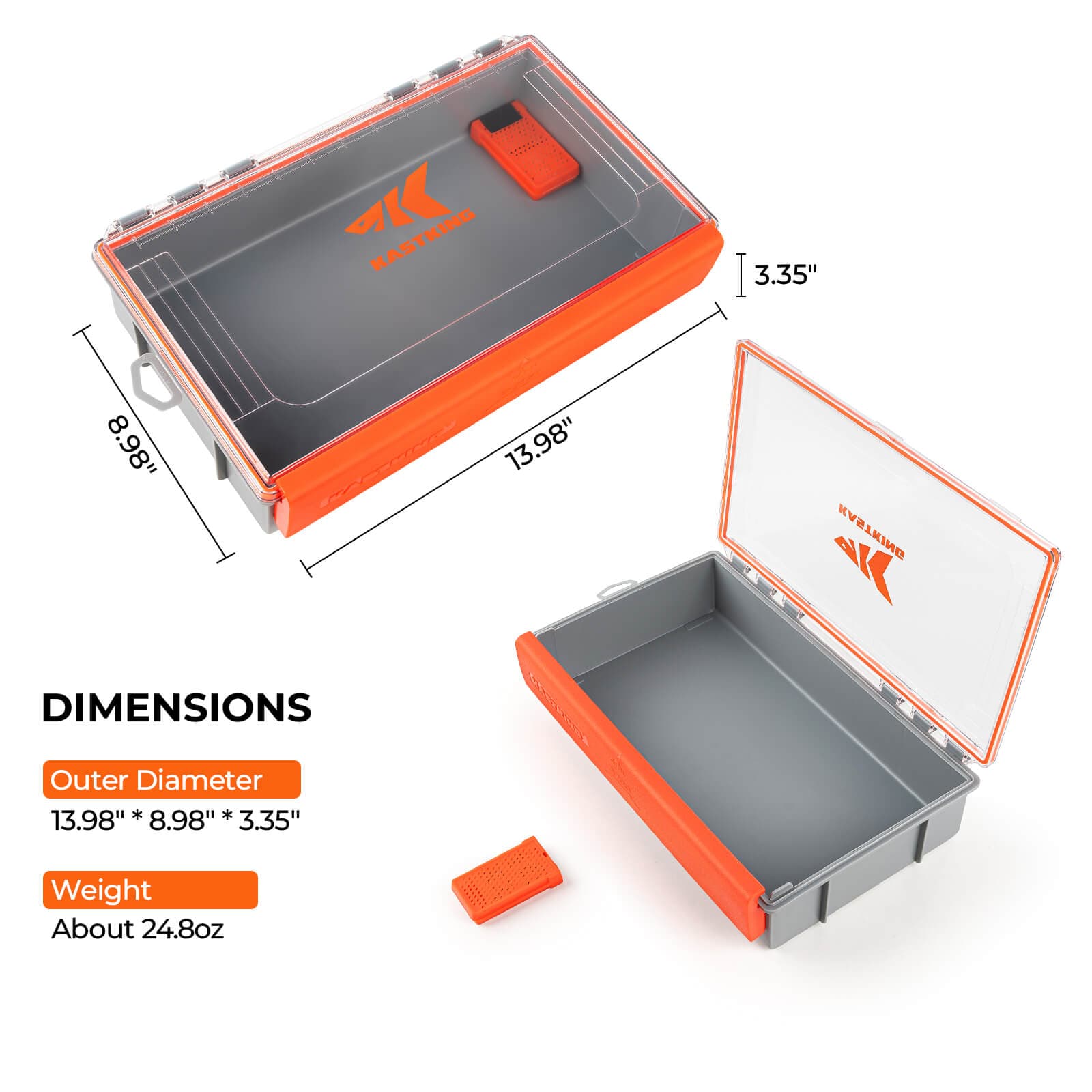 KastKing HyperSeal Waterproof Tackle Box 20 KastKing HyperSeal Waterproof Tackle Box