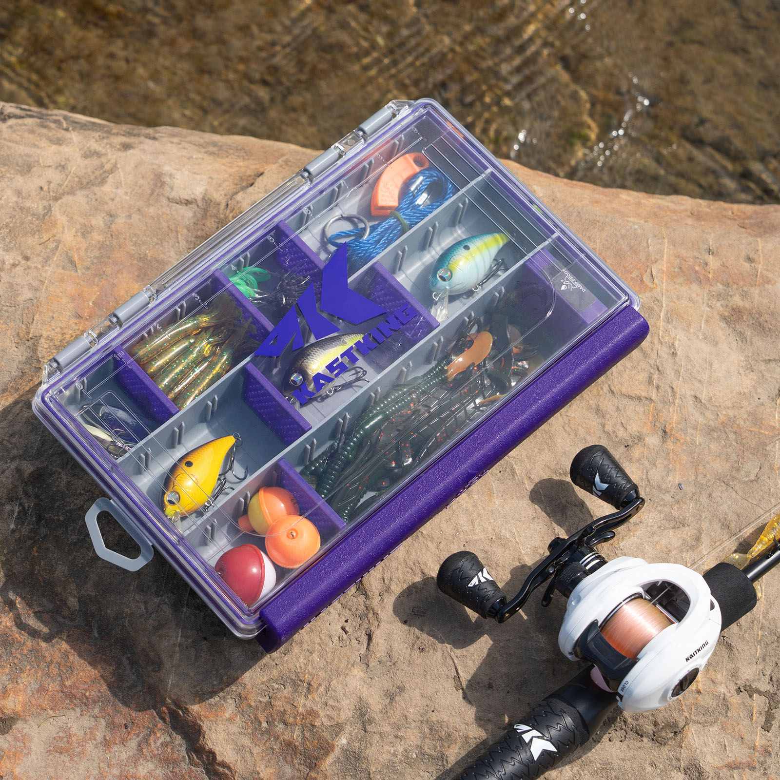 KastKing HyperSeal Waterproof Tackle Box 32 KastKing HyperSeal Waterproof Tackle Box
