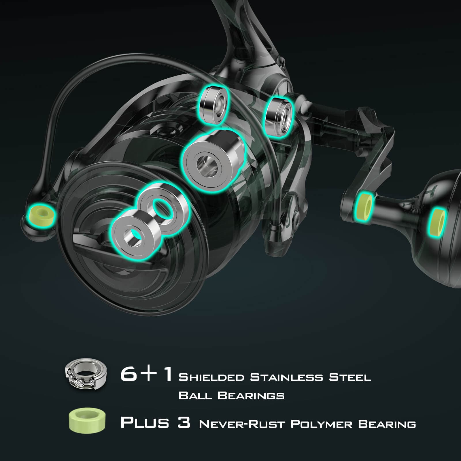 KastKing Kapstan Elite High Speed Saltwater Spinning Reel 12 KastKing Kapstan Elite High Speed Saltwater Spinning Reel
