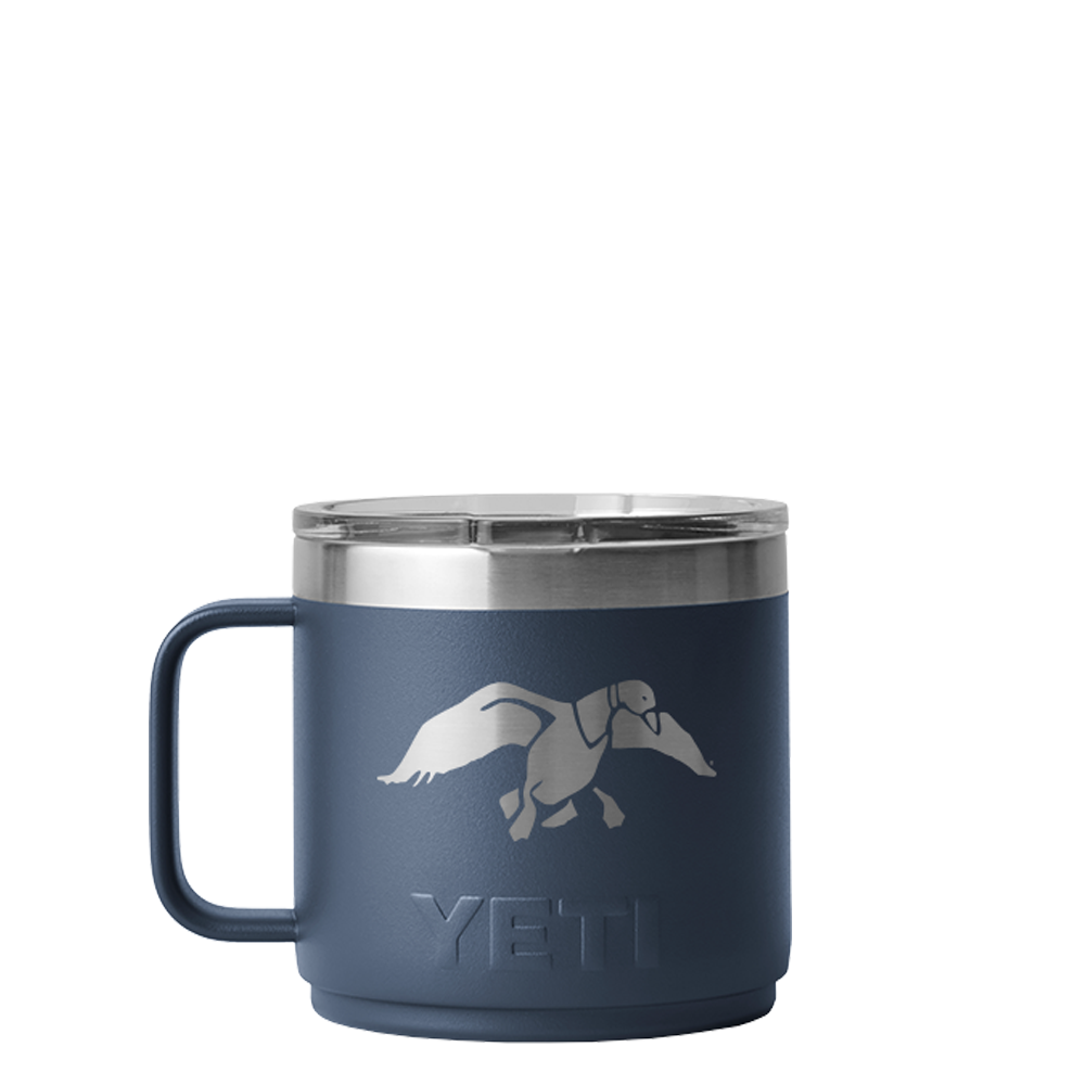 Duck Commander Icon 14oz Agave Teal Yeti Rambler with Handle
