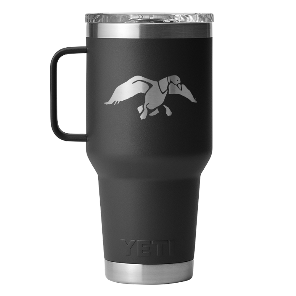 Duck Commander 30oz Black Icon Yeti Rambler Travel Mug
