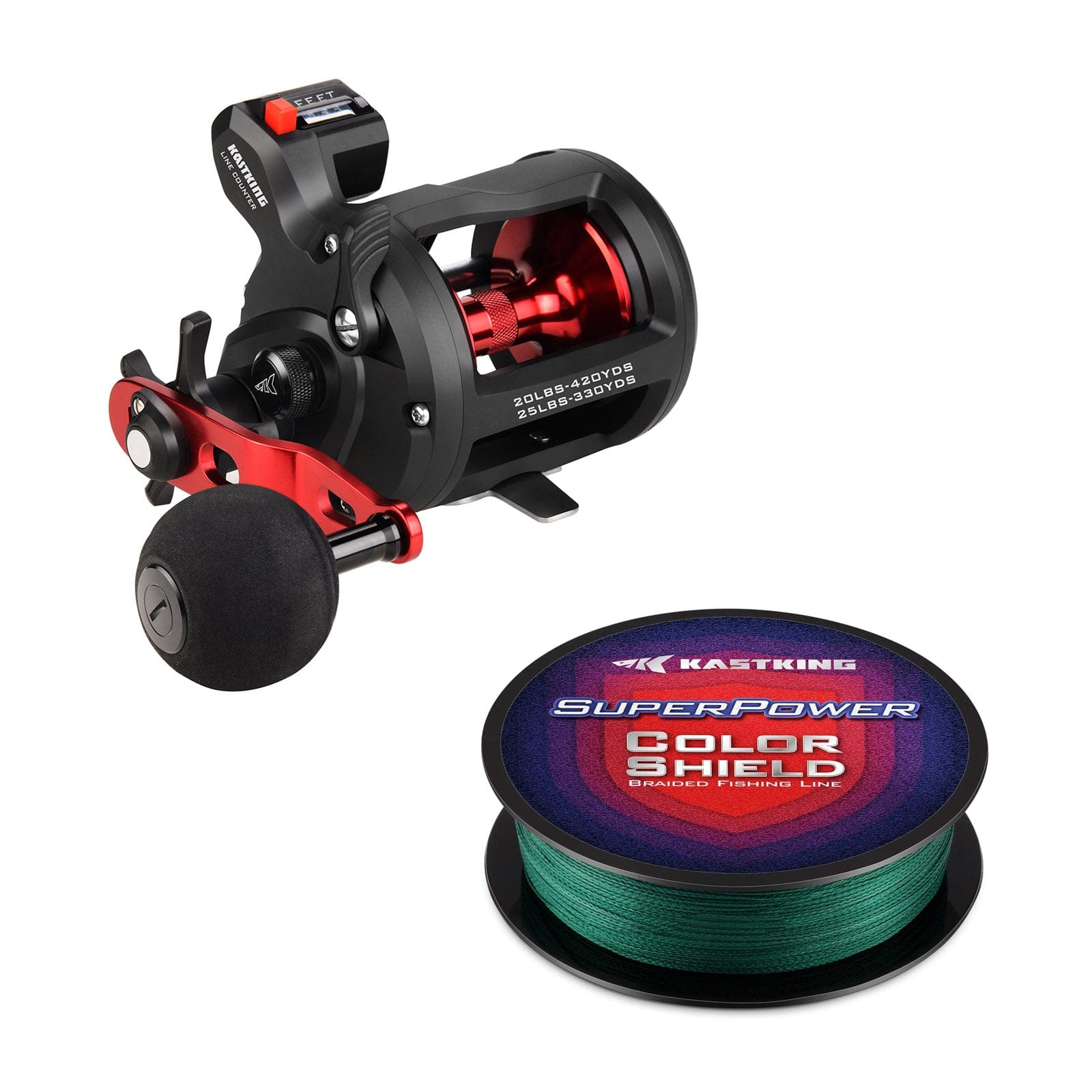Line Counter Version-Size 20-Left Handed-300Yds/50LB