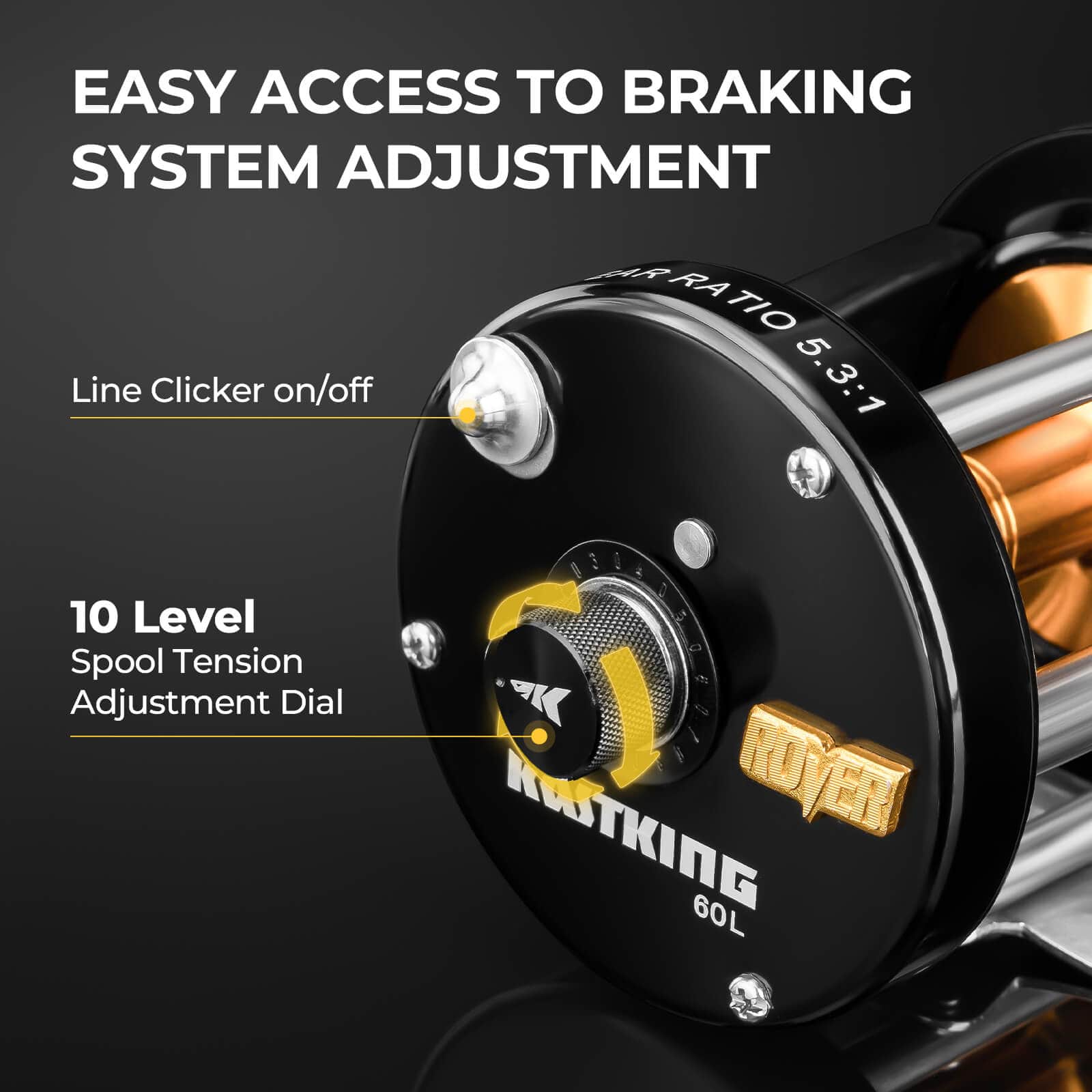 KastKing Rover Round Baitcasting Reel 17 KastKing Rover Round Baitcasting Reel