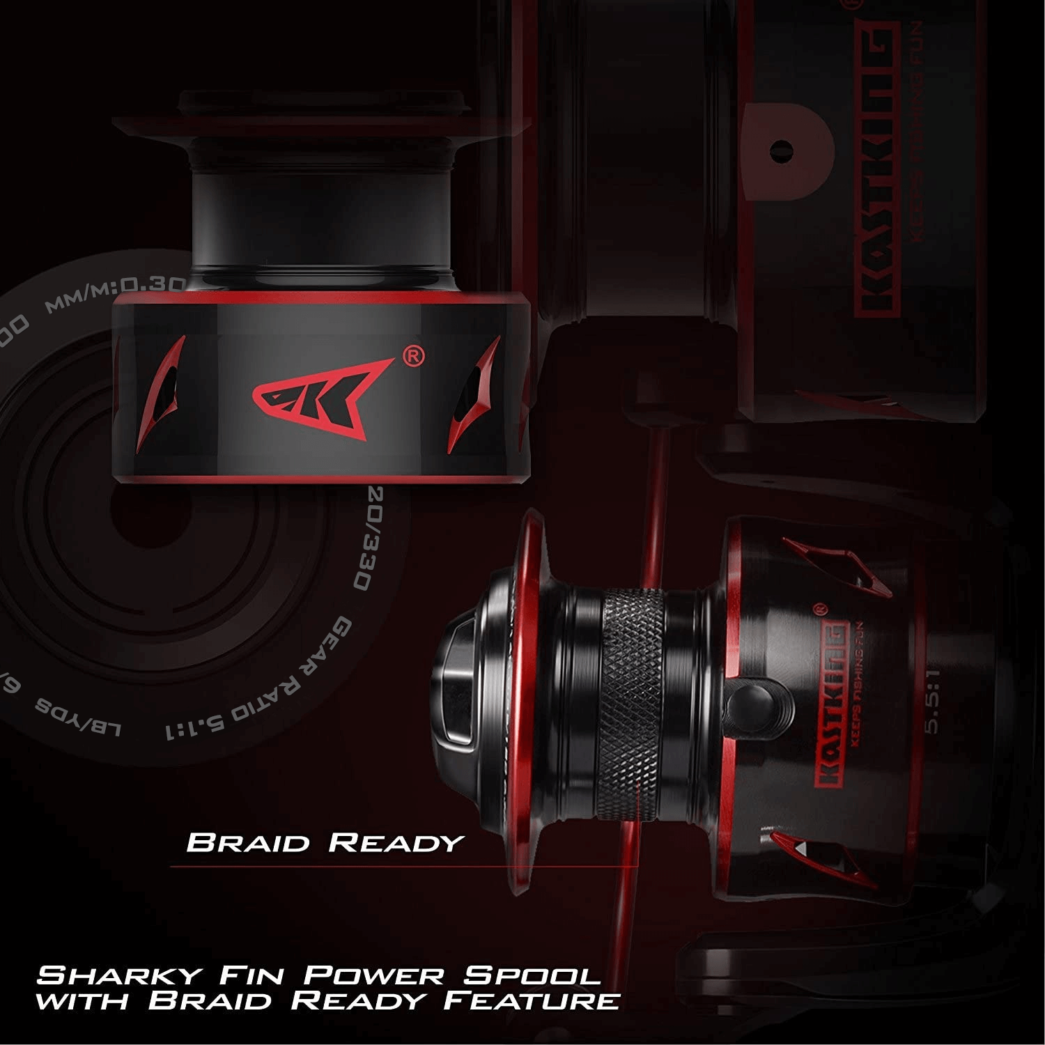 KastKing Sharky Baitfeeder III Spinning Reel 8 KastKing Sharky Baitfeeder III Spinning Reel