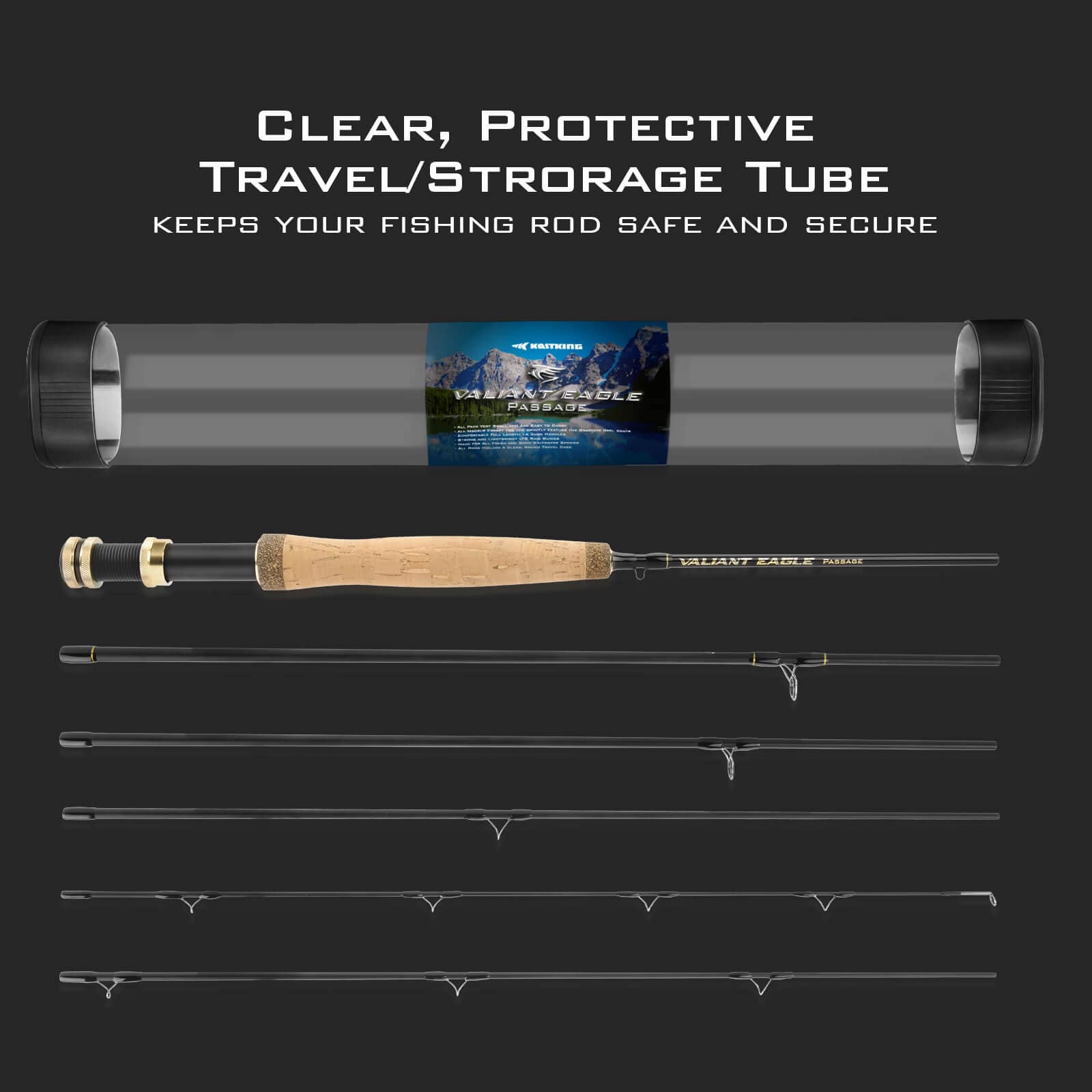 KastKing Valiant Eagle Passage Travel Fishing Rods 19 KastKing Valiant Eagle Passage Travel Fishing Rods