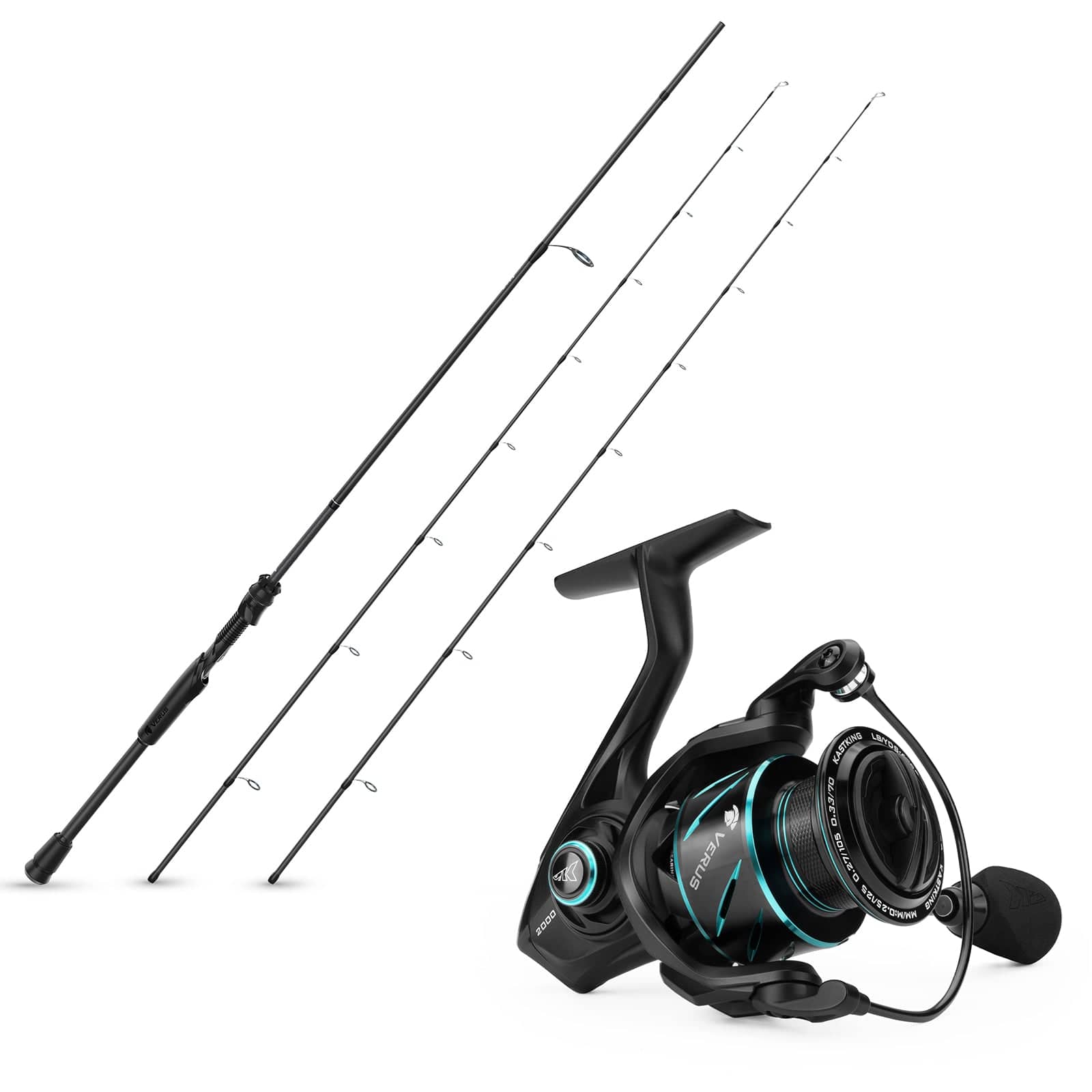 KastKing Verus Spinning Fishing Rod and Reel Combo