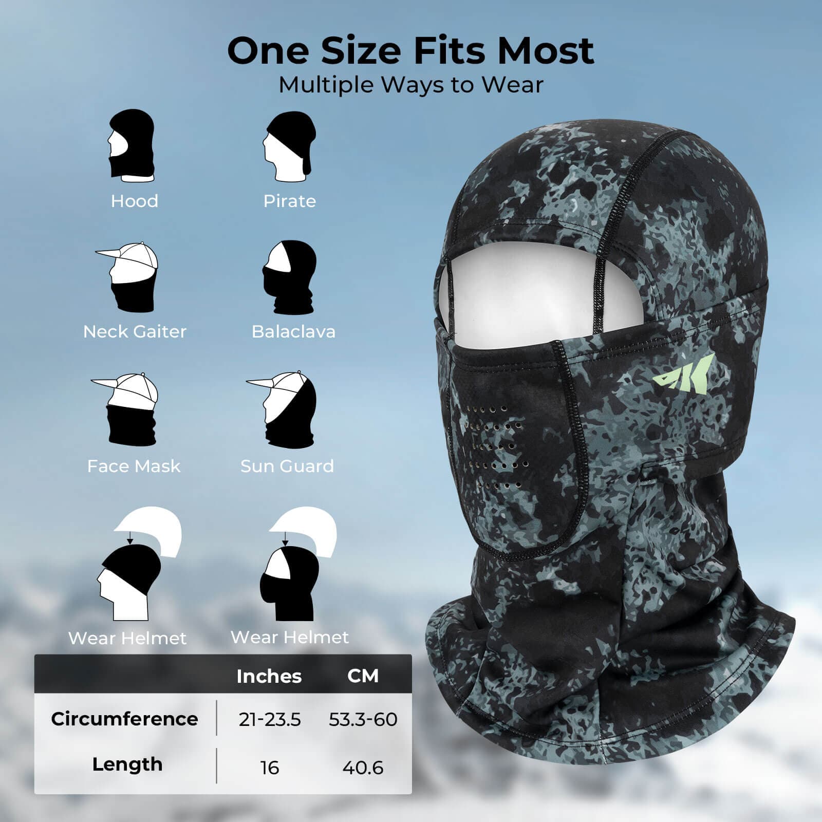 KastKing Winter Mountain Mist Balaclava 9 KastKing Winter Mountain Mist Balaclava