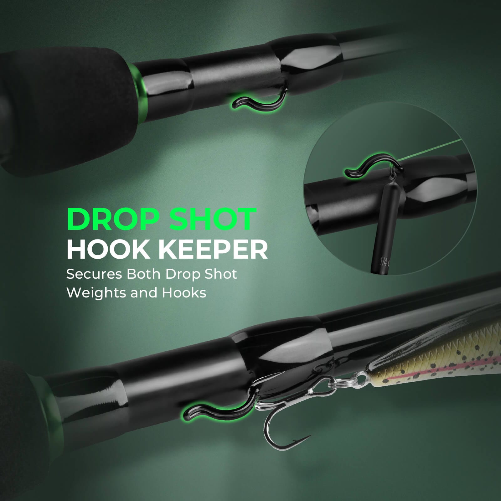 KastKing Zephyr Dual Tip Casting Rod 9 KastKing Zephyr Dual Tip Casting Rod