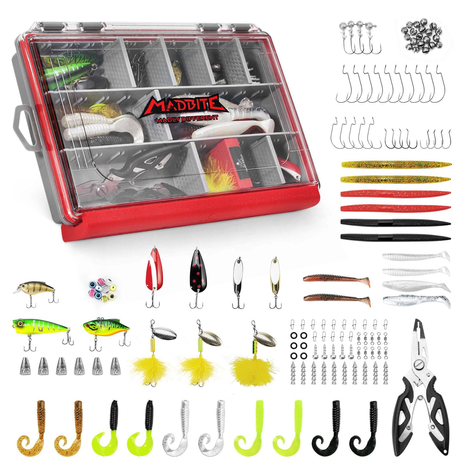 MadBite Freshwater Fishing Lure Kit
