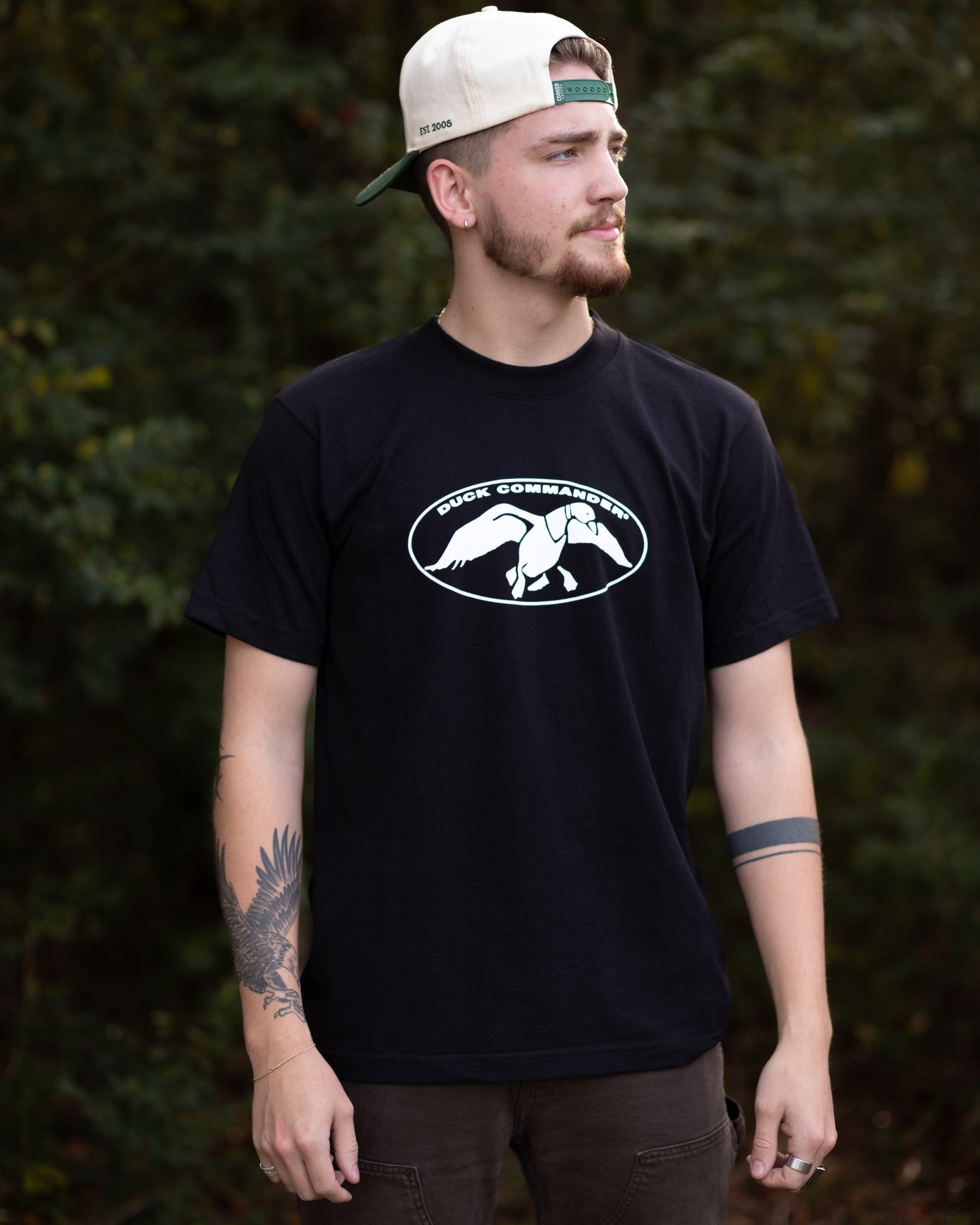 Duck Commander Black Unisex Logo Teel