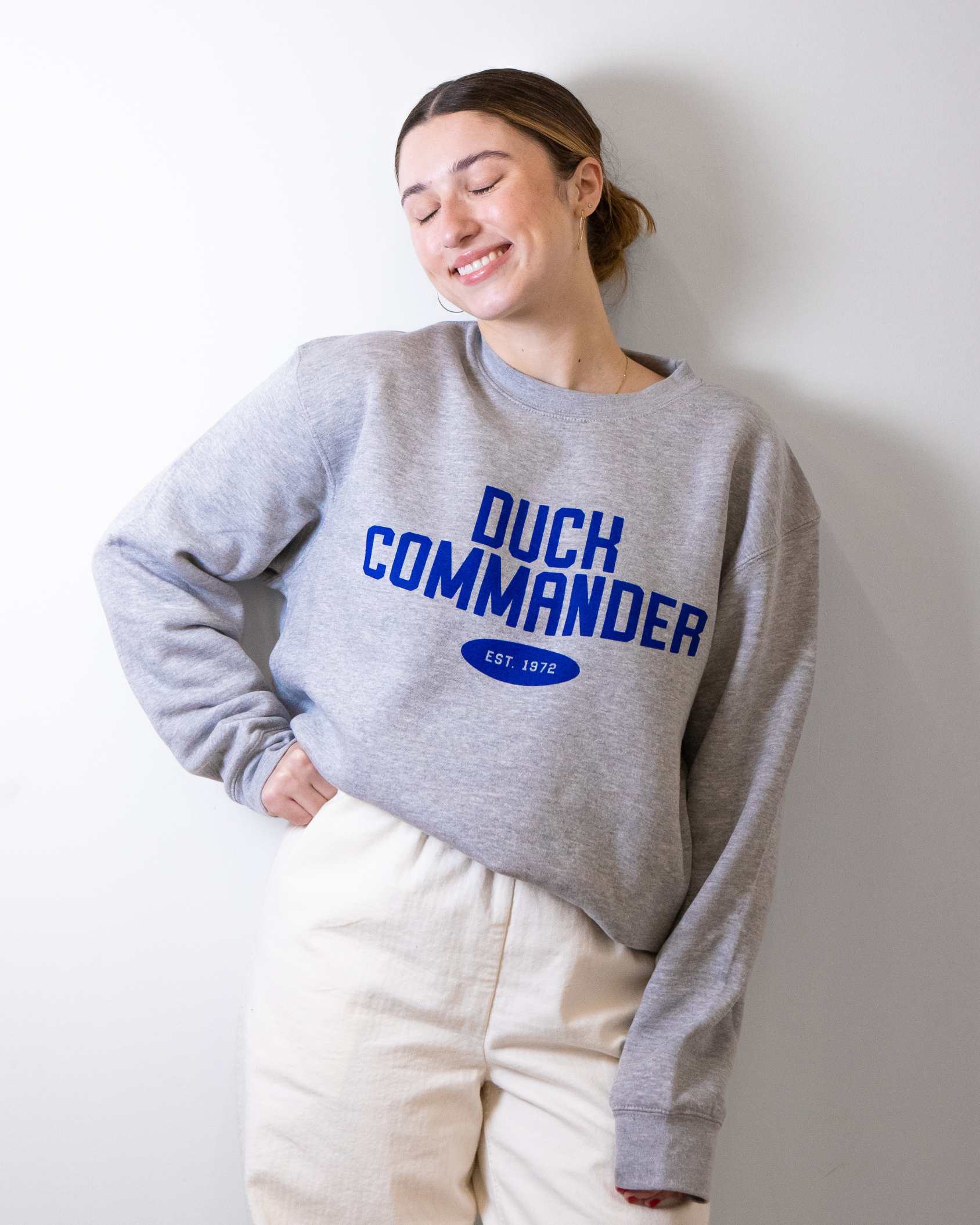 Duck Commander College Style Crewneck